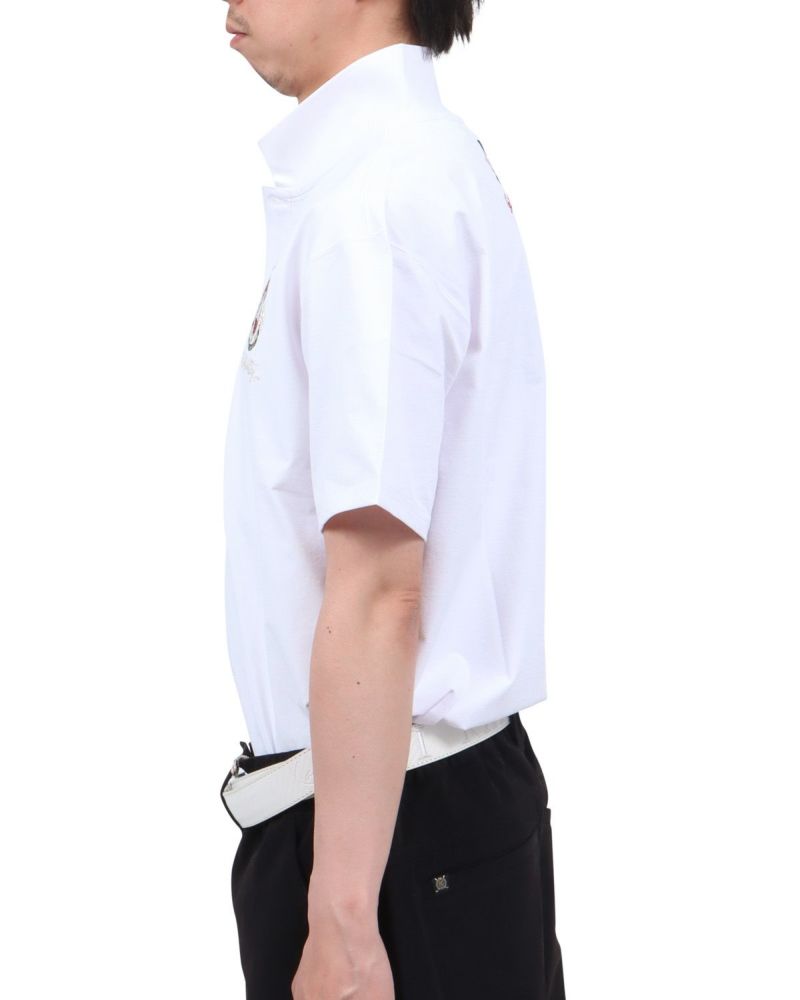 ホワイト：174cm62kg(Lサイズ着用)