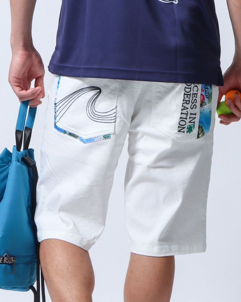 ホワイト：180cm/70kg(Lサイズ着用)