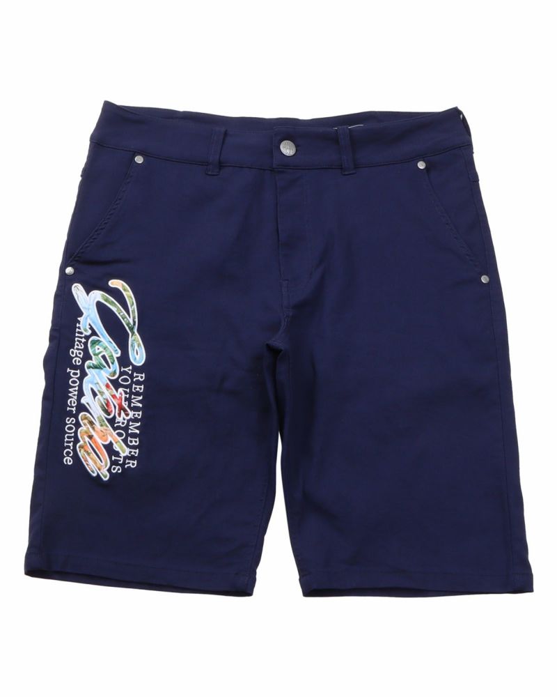 GOTCHA GOLF] ストレッチ ボタニカル ロゴ ショーツ | PEET