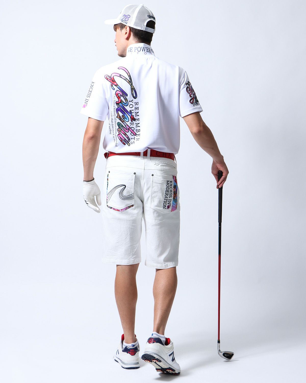 パープル：180cm/70kg(Lサイズ着用)