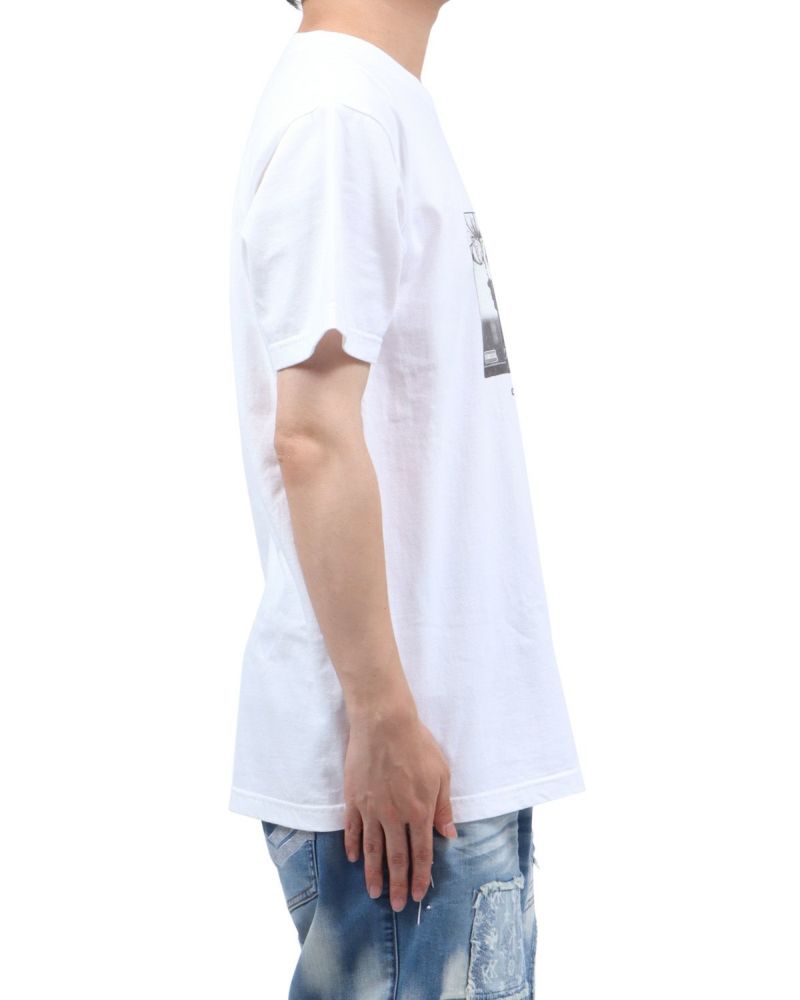 ホワイト：173cm63kg(Lサイズ着用)