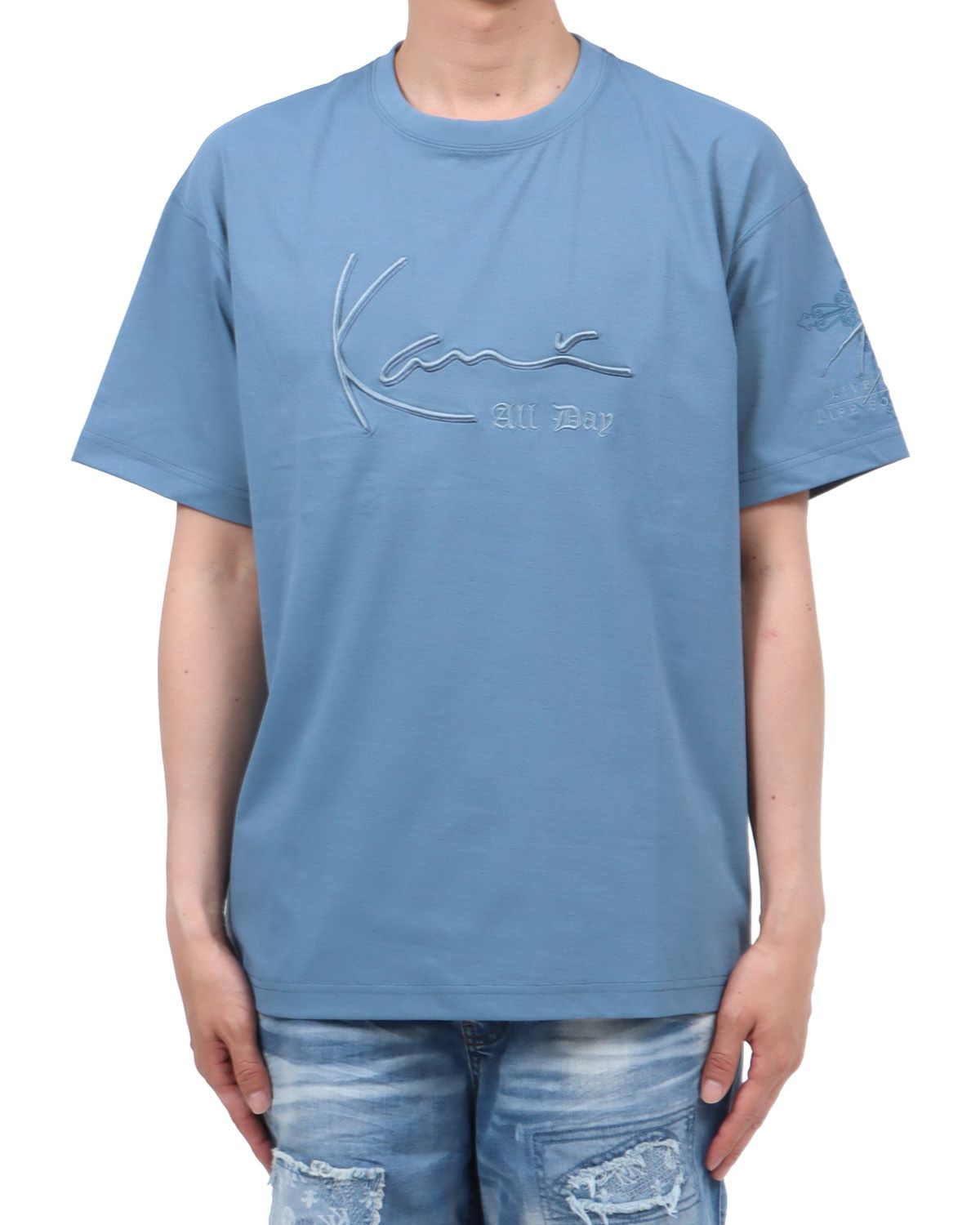 ブルーグレー：174cm62kg(Lサイズ着用)