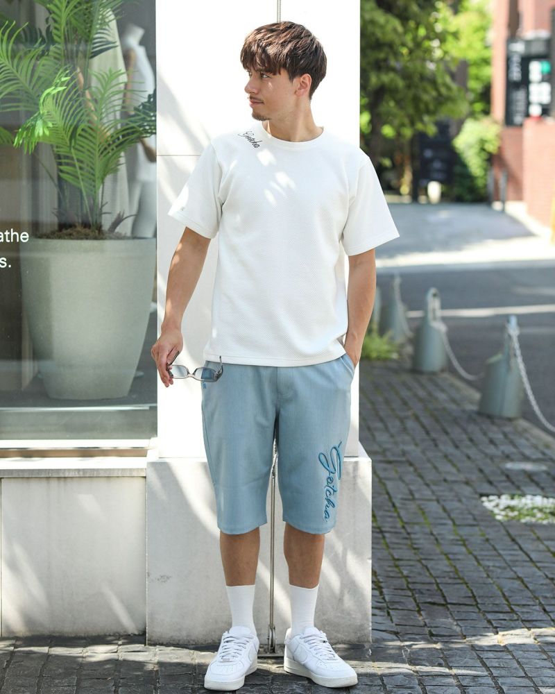 ブルー：180cm/70kg(Lサイズ着用)