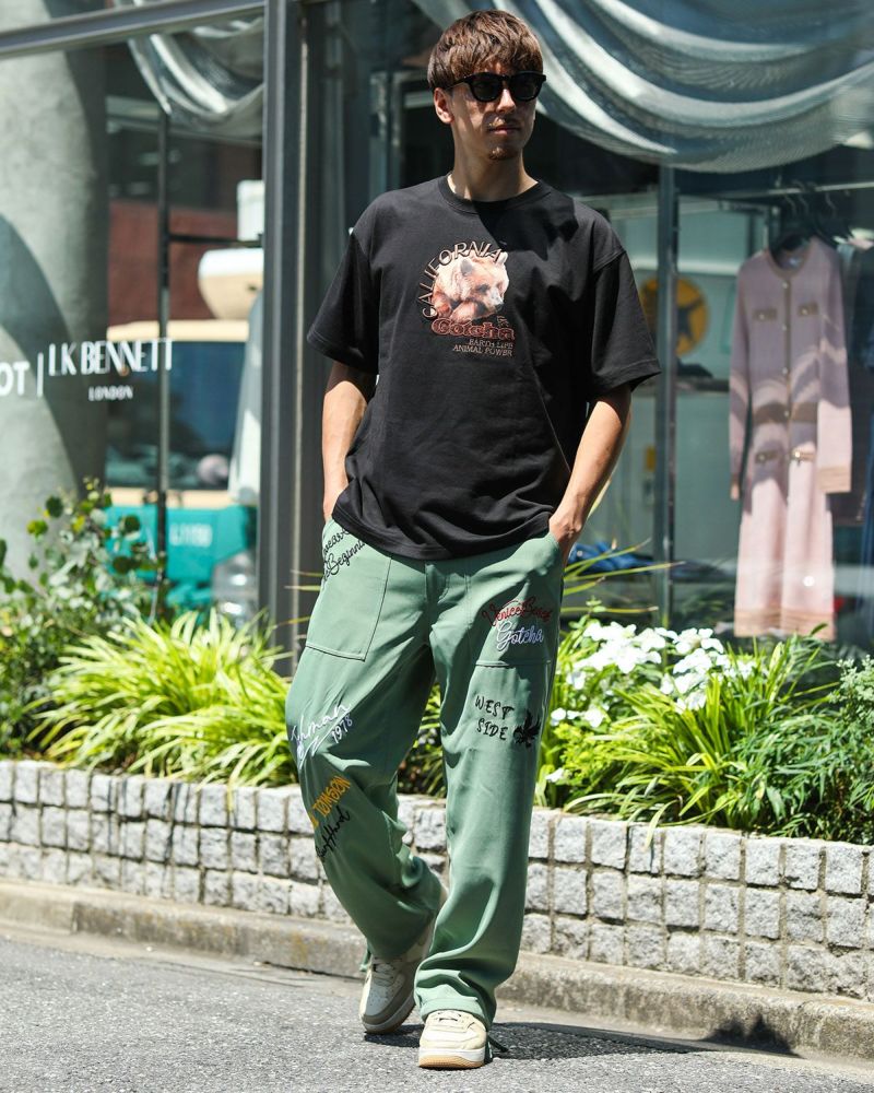 オリーブ：180cm/70kg(Lサイズ着用)