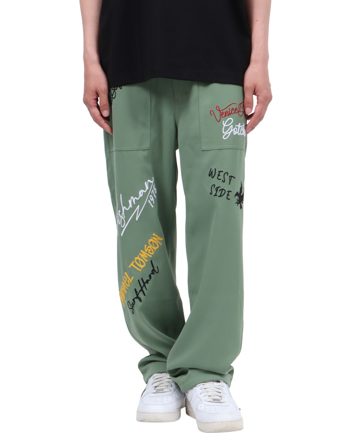 オリーブ：174cm62kg(Mサイズ着用)