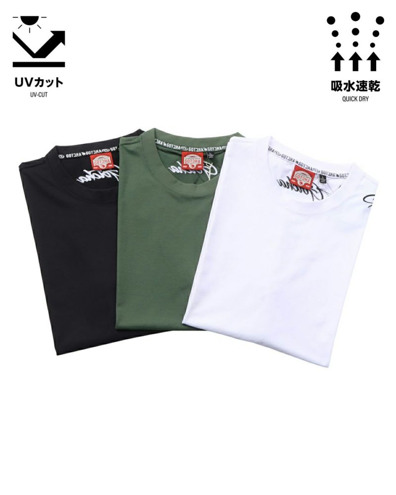 GOTCHA] ハイブリッド バック ポイント アメリカンスリーブ Tシャツ