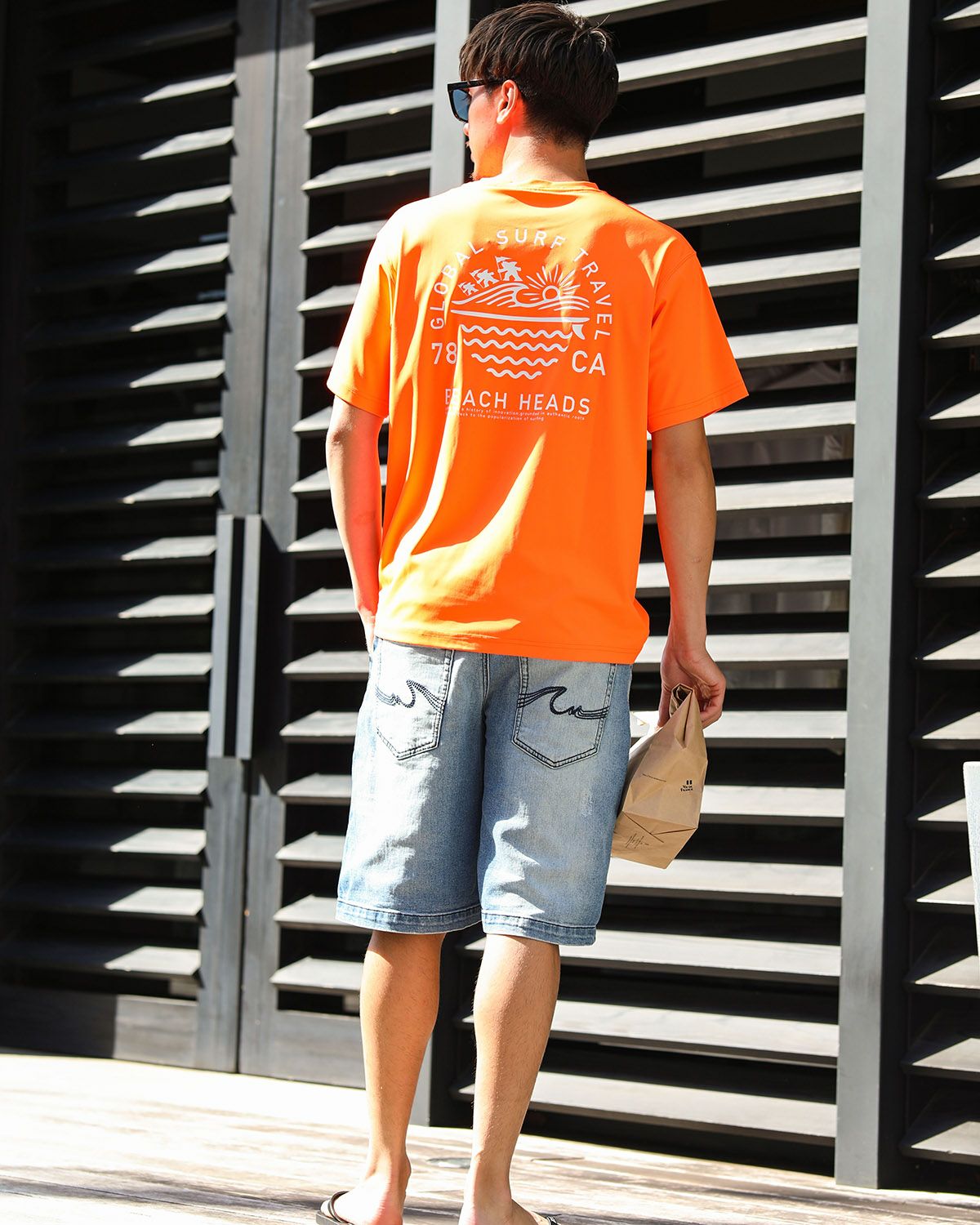 オレンジ：180cm/70kg(Lサイズ着用)