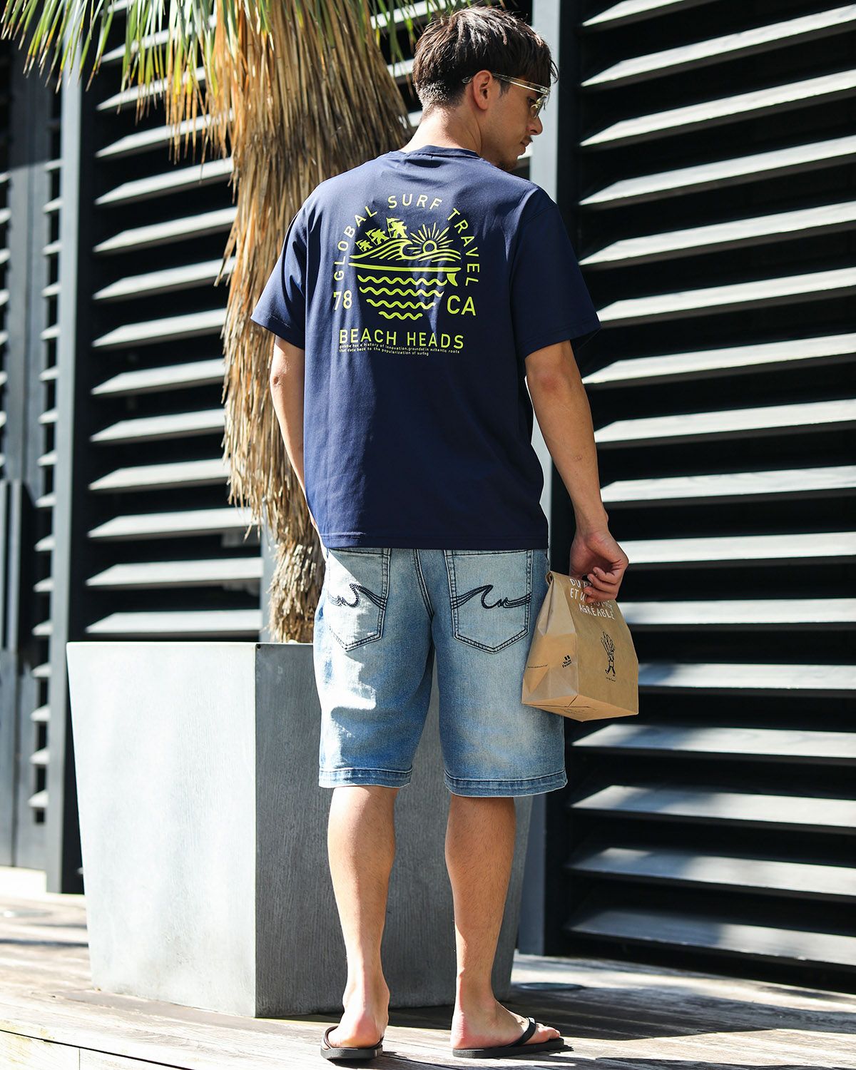 ネイビー：180cm/70kg(Lサイズ着用)