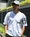 ホワイト：180cm/70kg(Lサイズ着用)