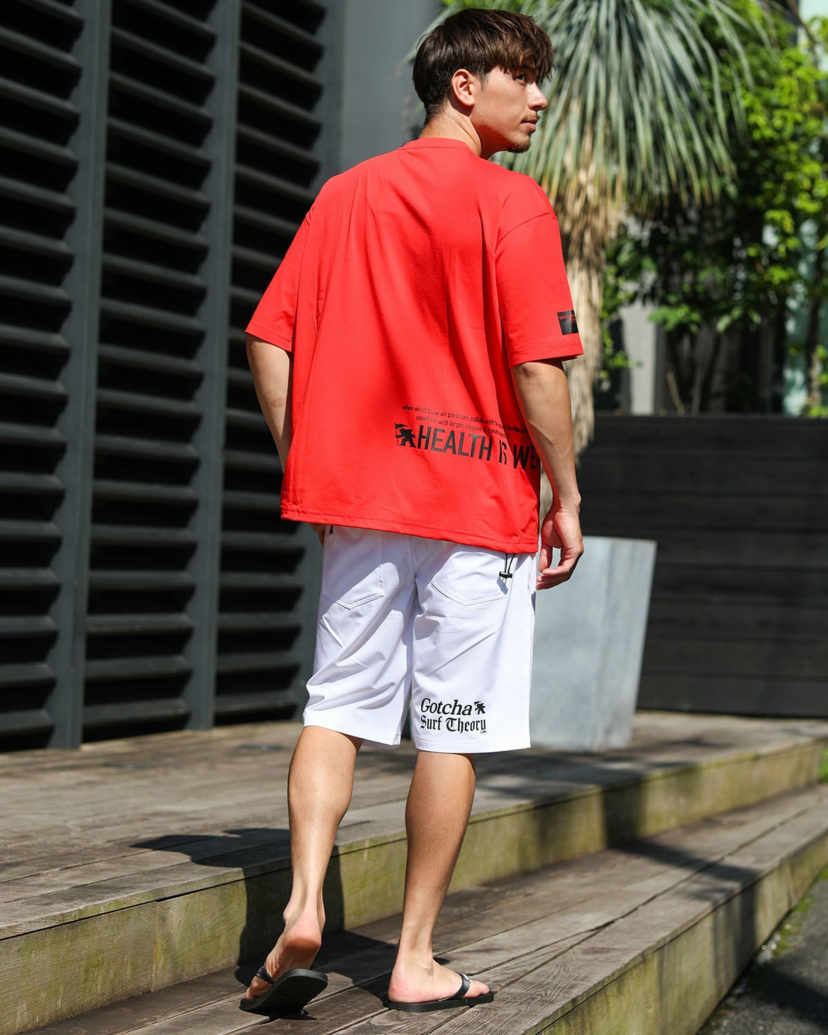 オレンジ：180cm/70kg(Lサイズ着用)