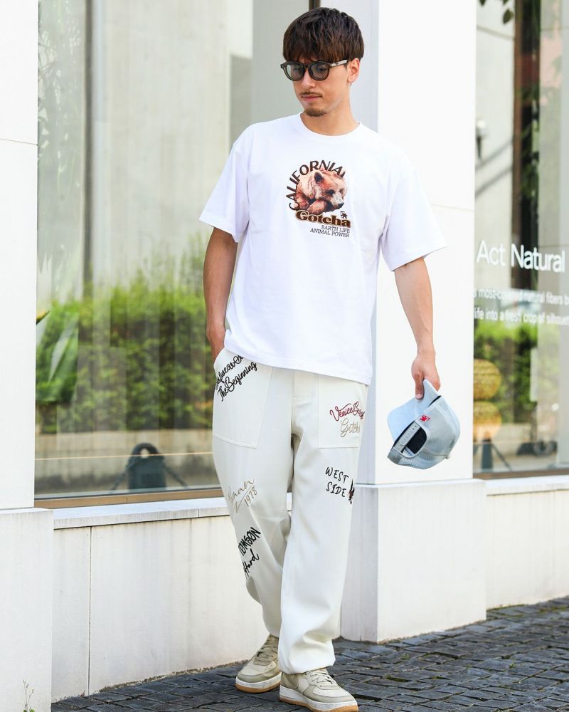 ホワイト：180cm/70kg(Lサイズ着用)