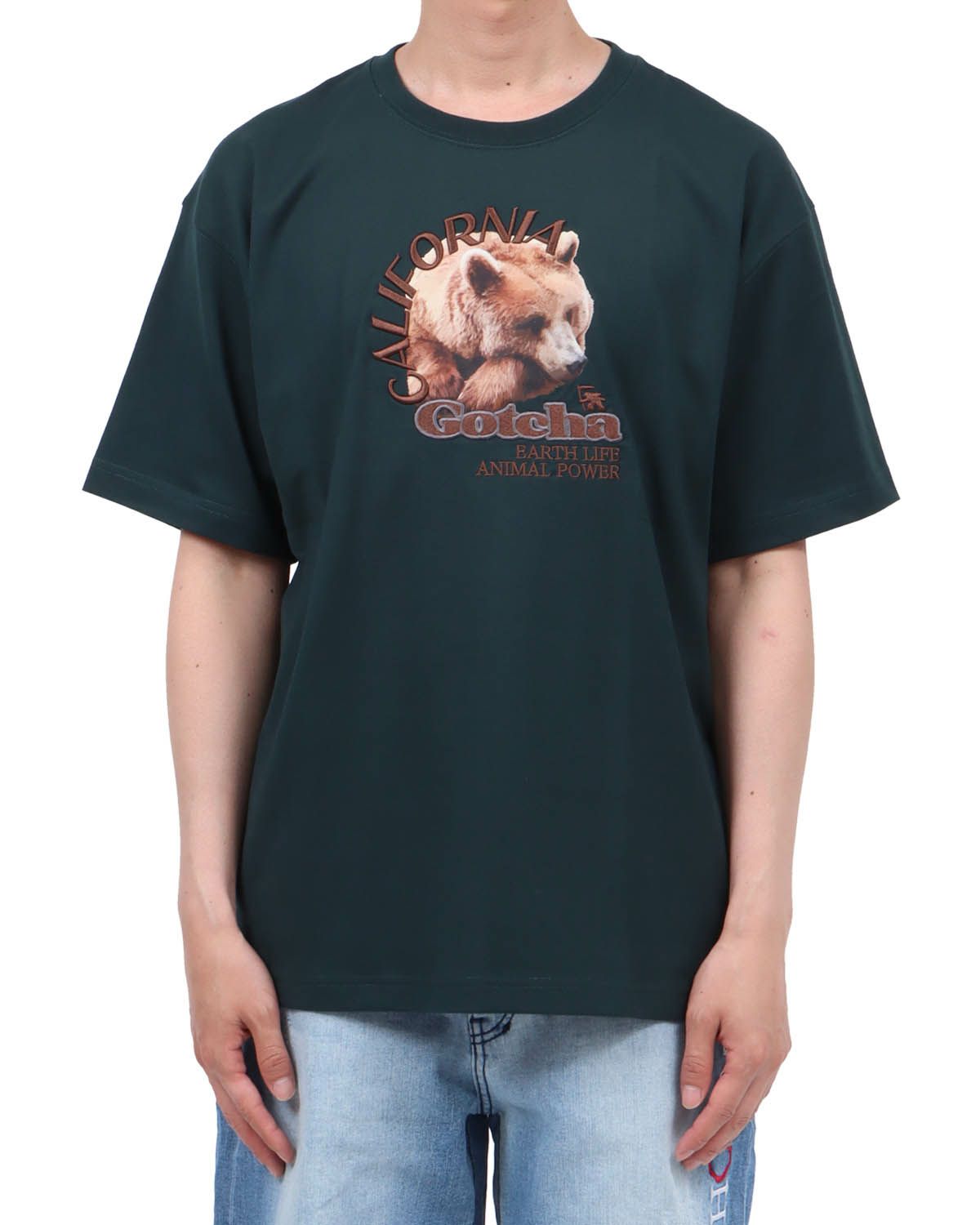 グリーン：174cm62kg(Lサイズ着用)