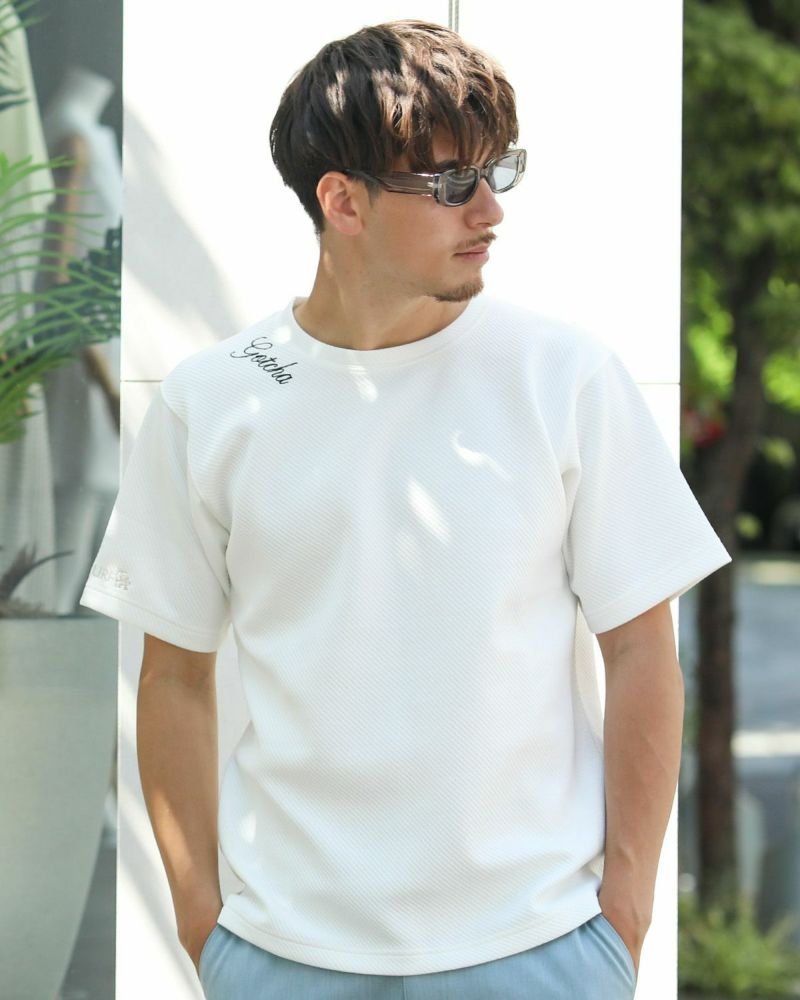 ホワイト：180cm/70kg(Lサイズ着用)