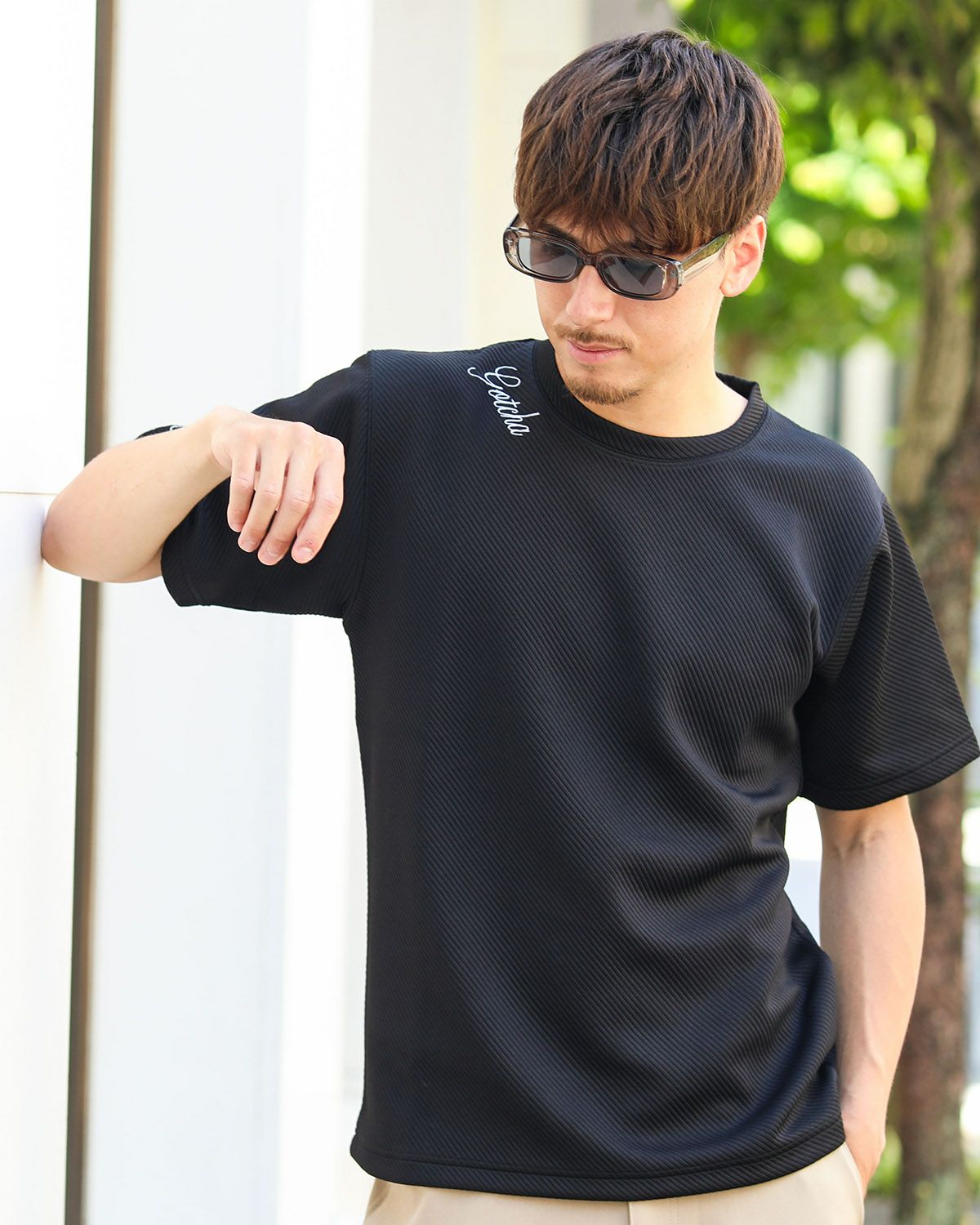 ブラック：180cm/70kg(Lサイズ着用)