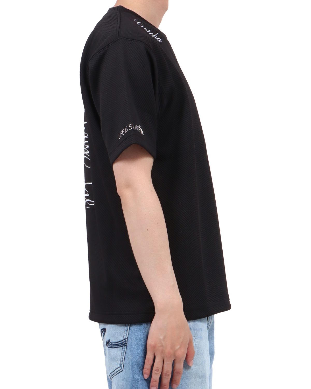 ブラック：174cm62kg(Lサイズ着用)