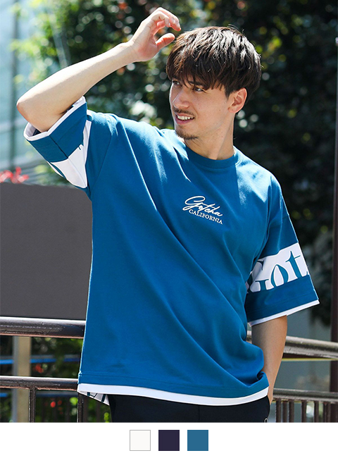 ブルー：180cm/70kg(Lサイズ着用)