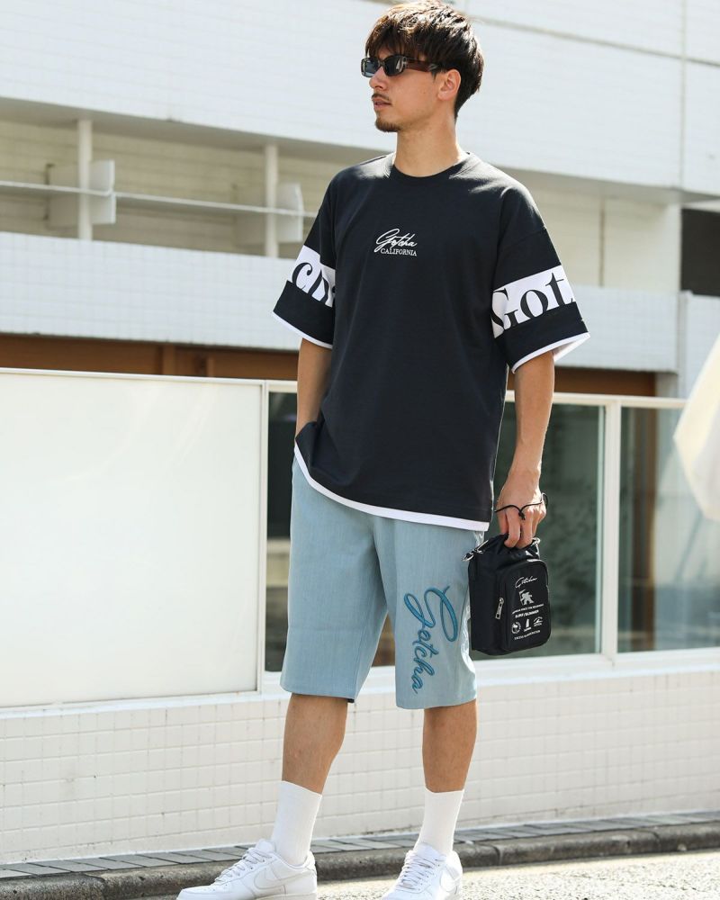 チャコール：180cm/70kg(Lサイズ着用)