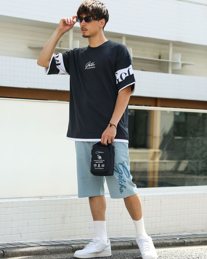 チャコール：180cm/70kg(Lサイズ着用)