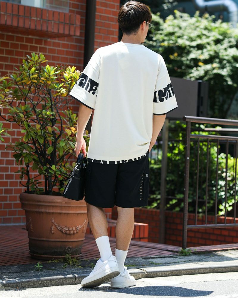 オフホワイト：180cm/70kg(Lサイズ着用)