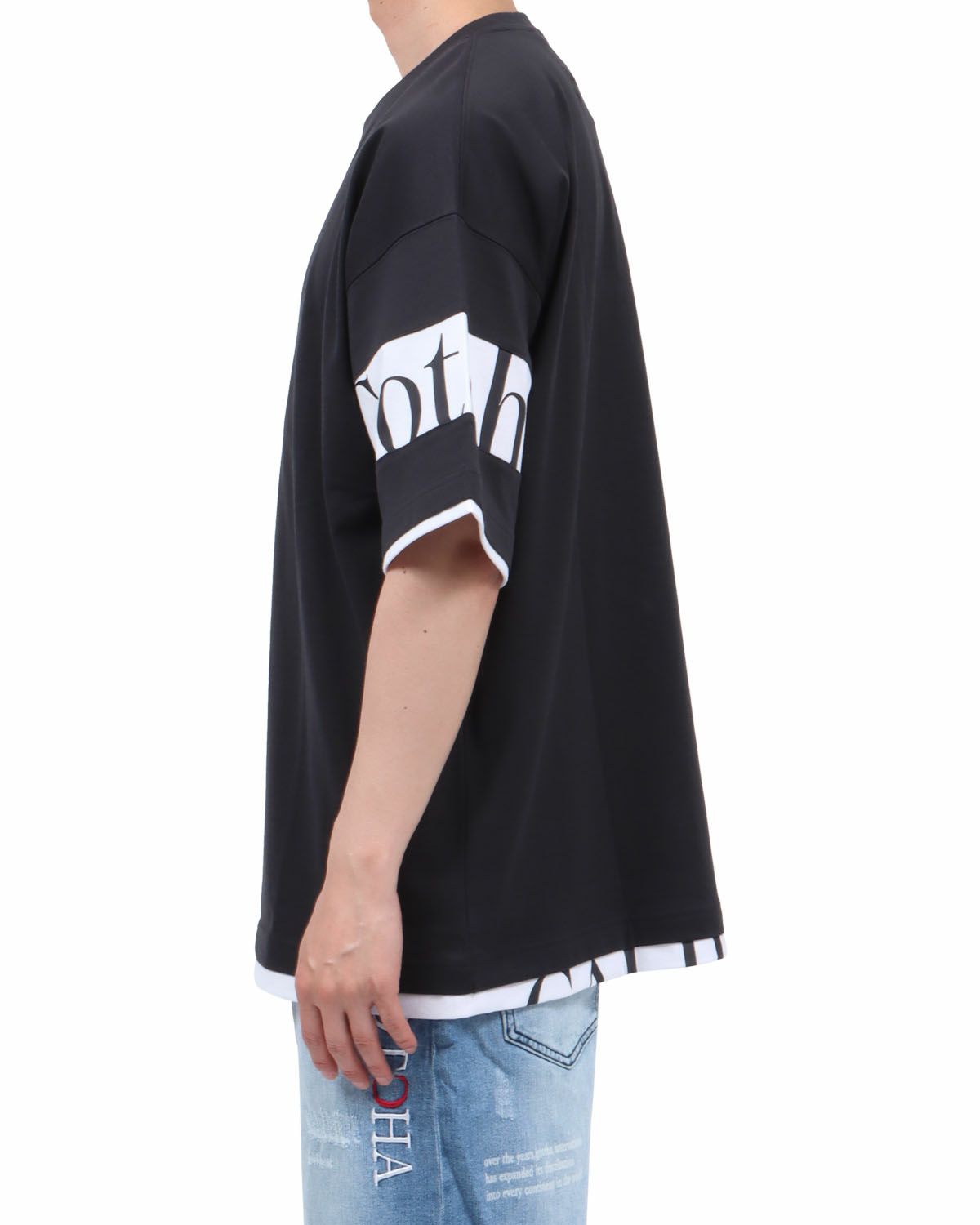 チャコール：174cm62kg(Lサイズ着用)