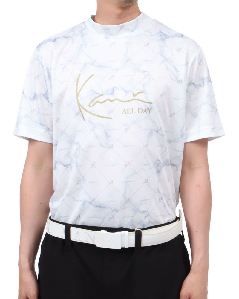Karl Kani GOLF] 抗菌防臭 総柄 モックネック Tシャツ | PEET ONLINE STORE