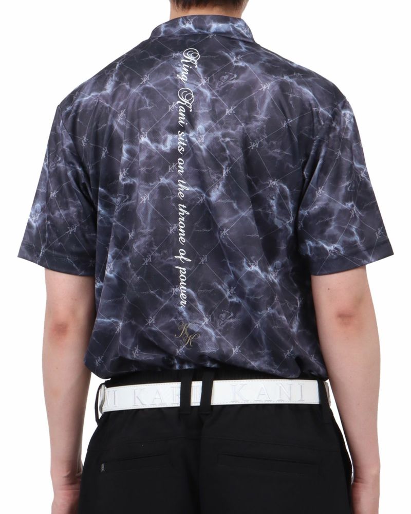 Karl Kani GOLF] 抗菌防臭 総柄 モックネック Tシャツ | PEET ONLINE STORE