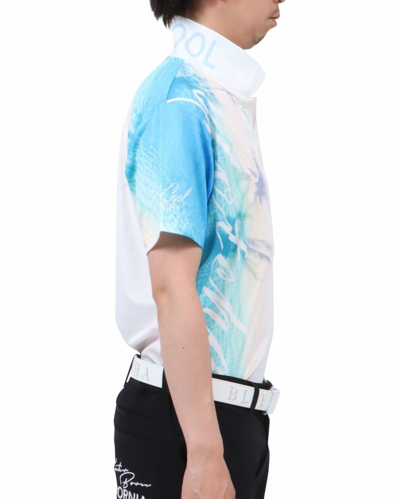 ホワイト：174cm62kg(Lサイズ着用)