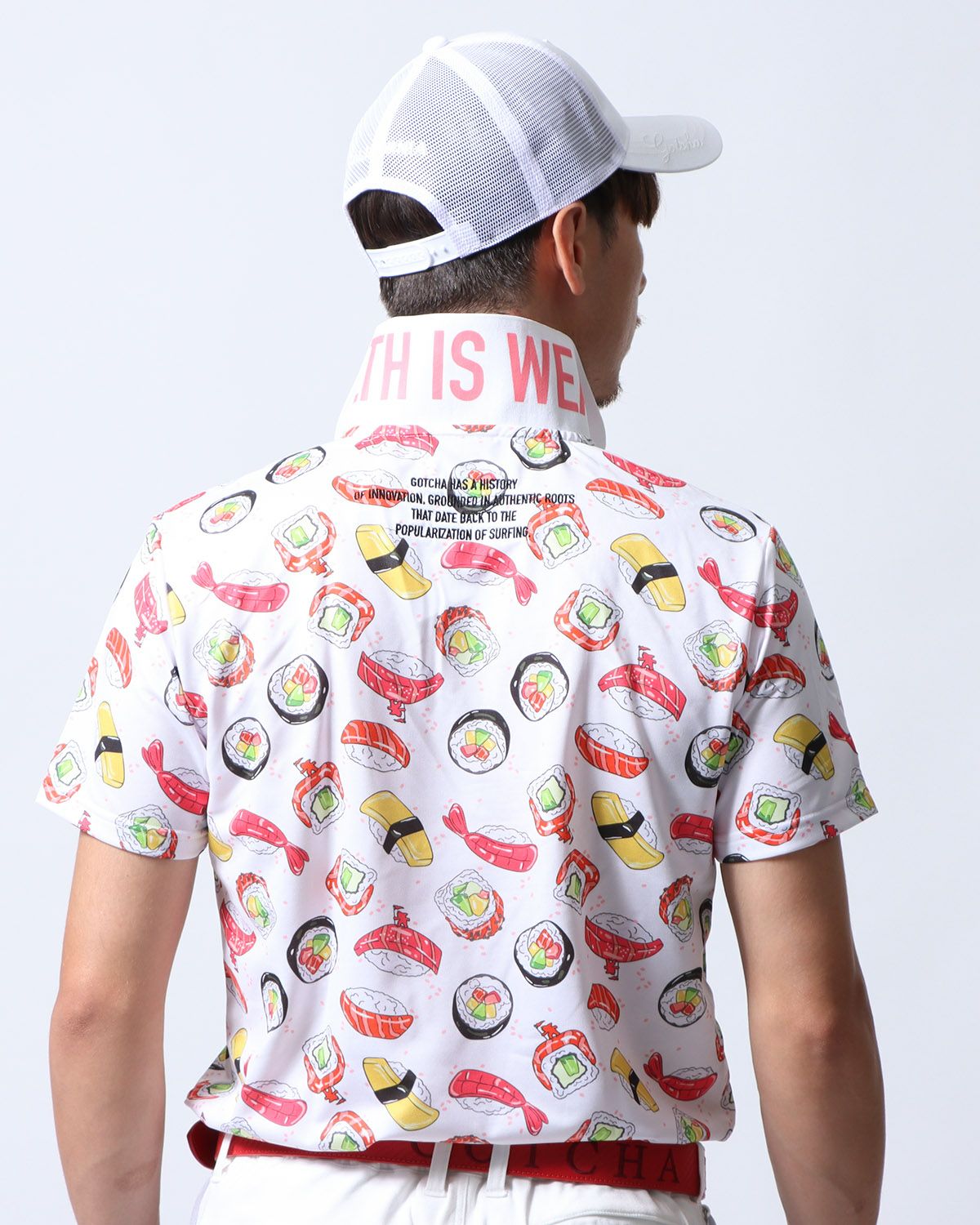 ホワイト：180cm/70kg(Mサイズ着用)