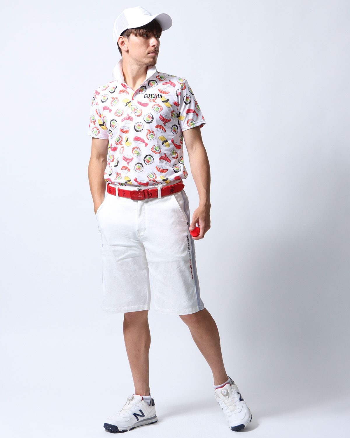 ホワイト：180cm/70kg(Mサイズ着用)