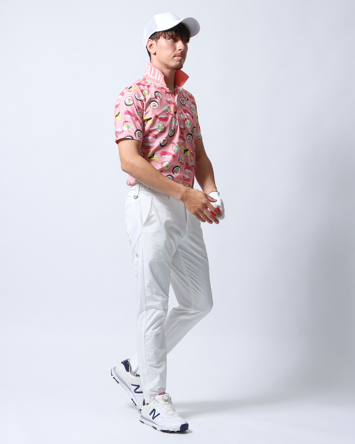 ピンク：180cm/70kg(Mサイズ着用)