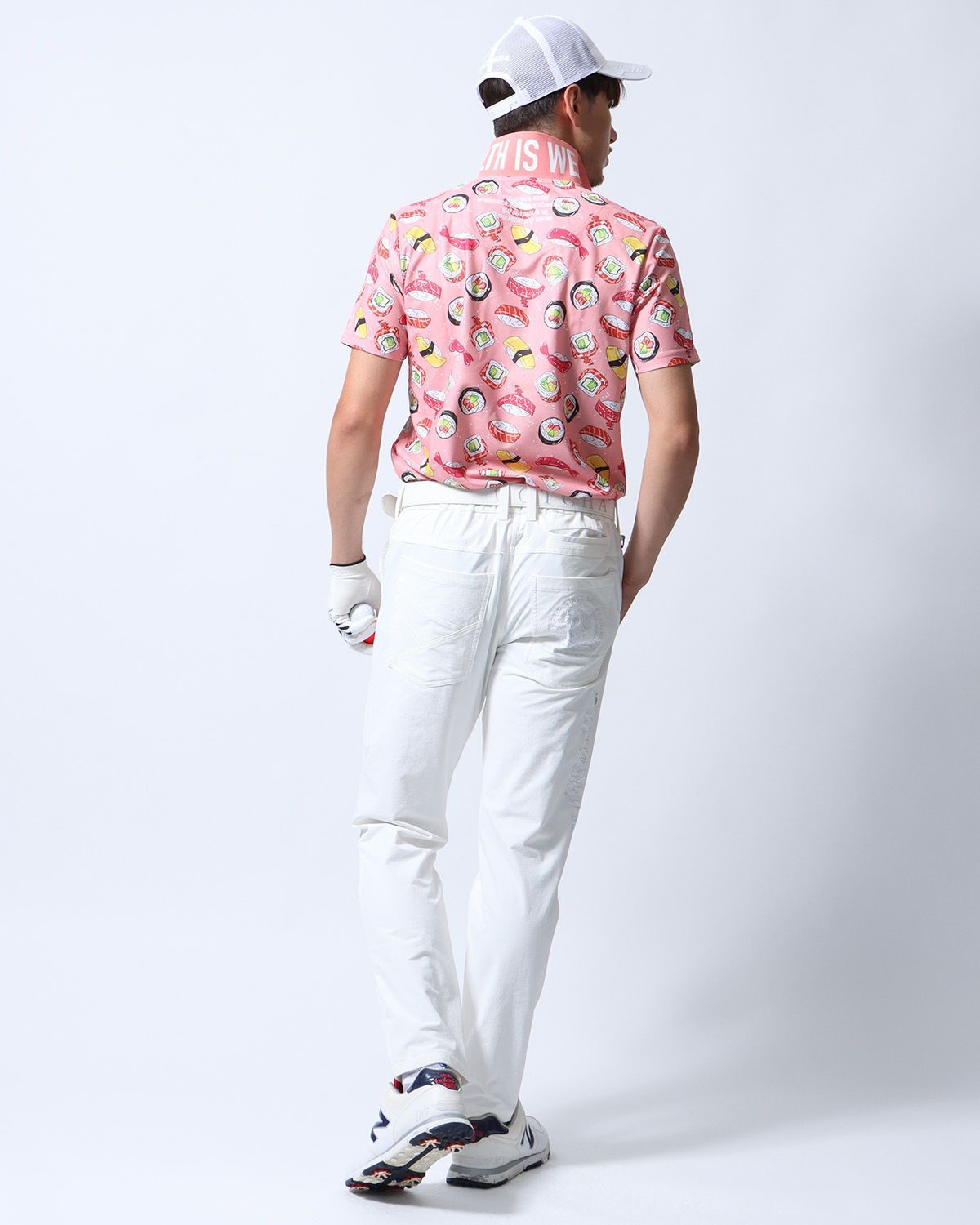 ピンク：180cm/70kg(Mサイズ着用)