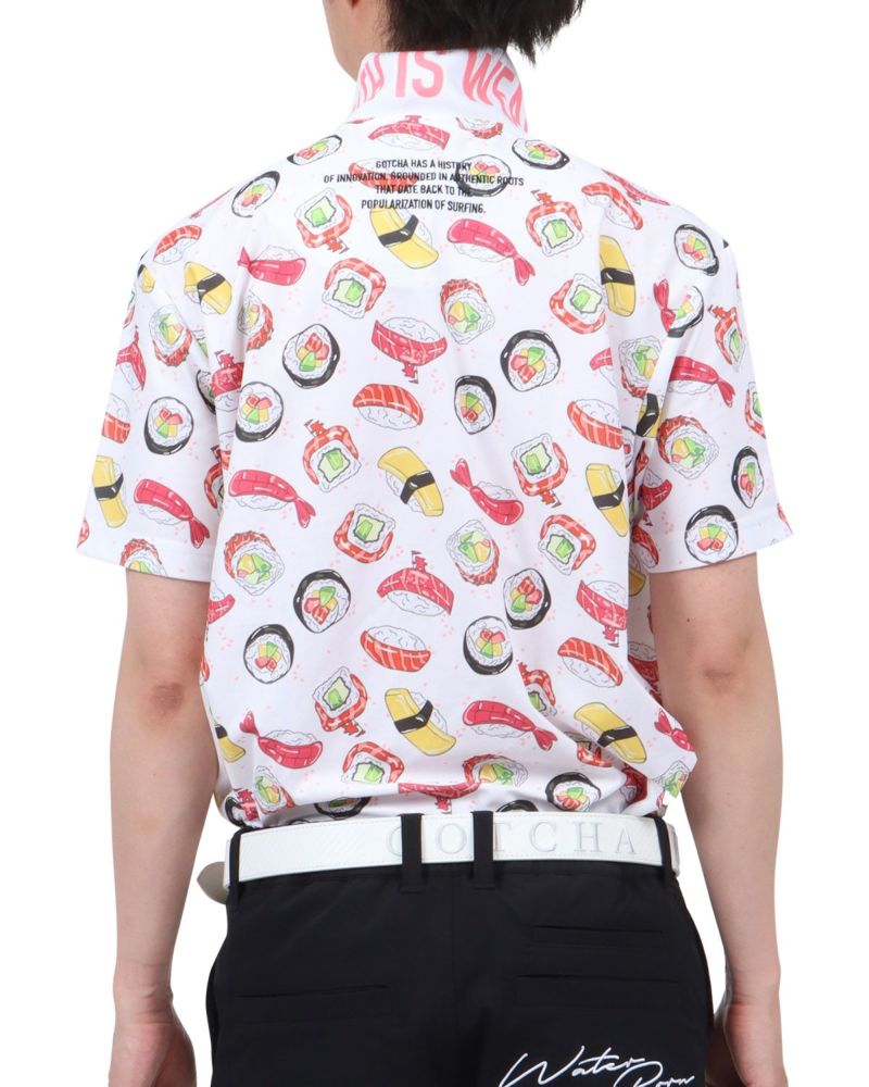 ホワイト：174cm62kg(Lサイズ着用)