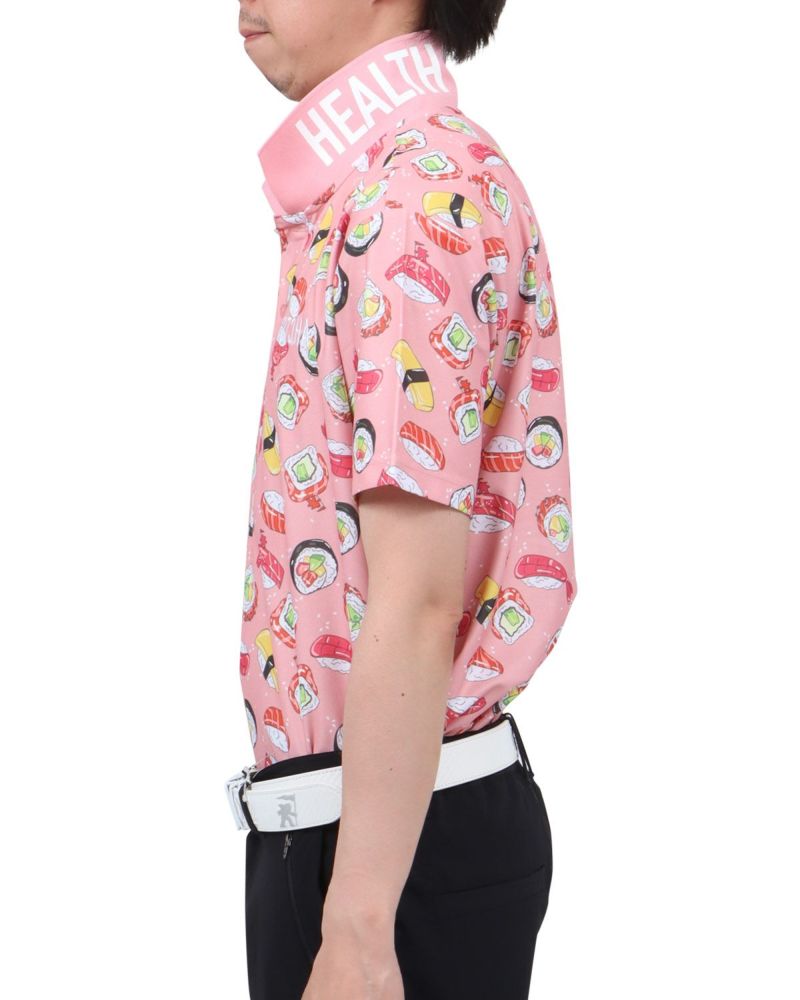 ピンク：174cm62kg(Lサイズ着用)