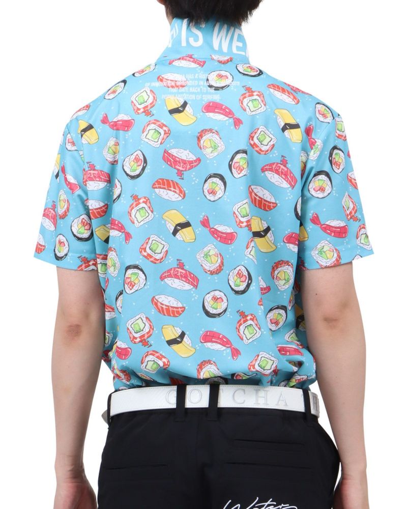 ブルー：174cm62kg(Lサイズ着用)