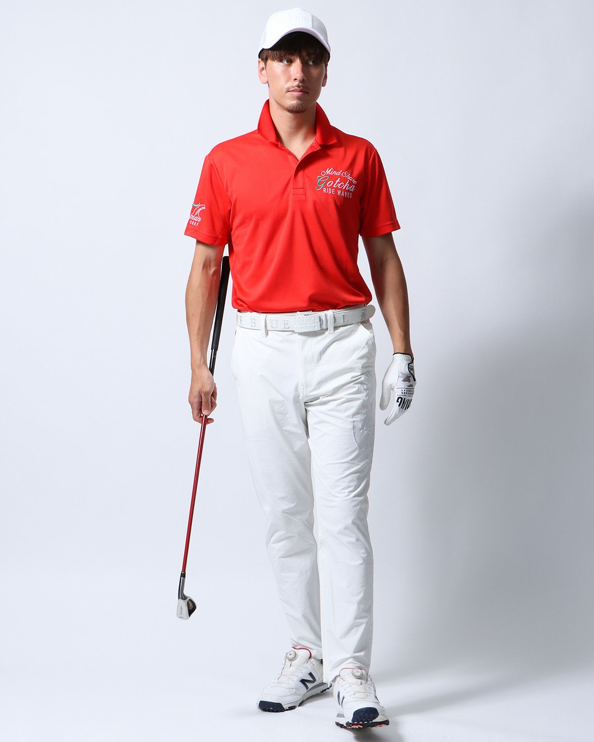 レッド：180cm/70kg(Lサイズ着用)