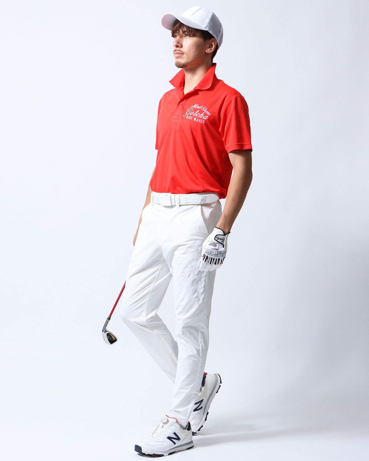 レッド：180cm/70kg(Lサイズ着用)