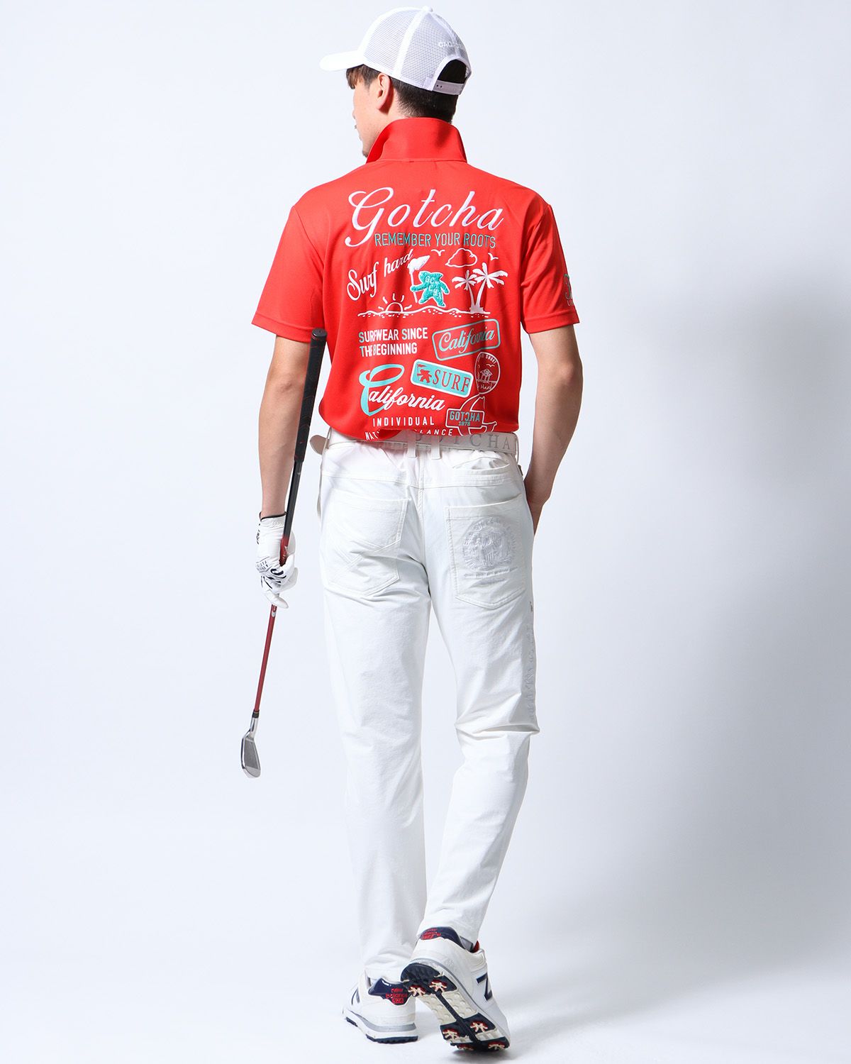 レッド：180cm/70kg(Lサイズ着用)