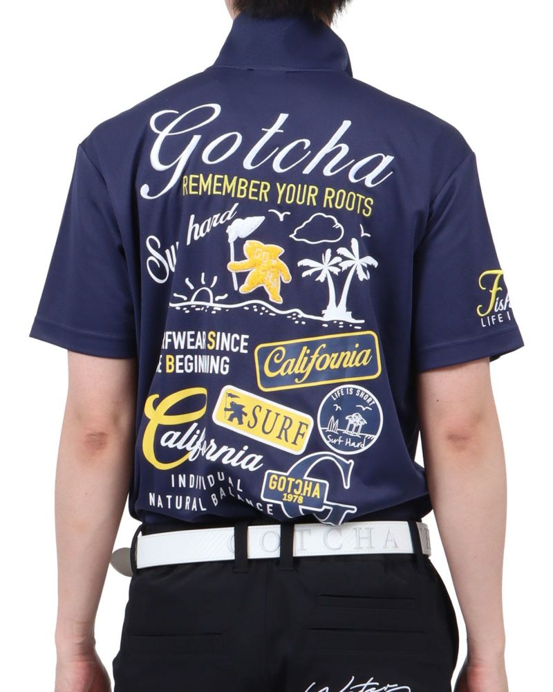 ネイビー：174cm62kg(Lサイズ着用)