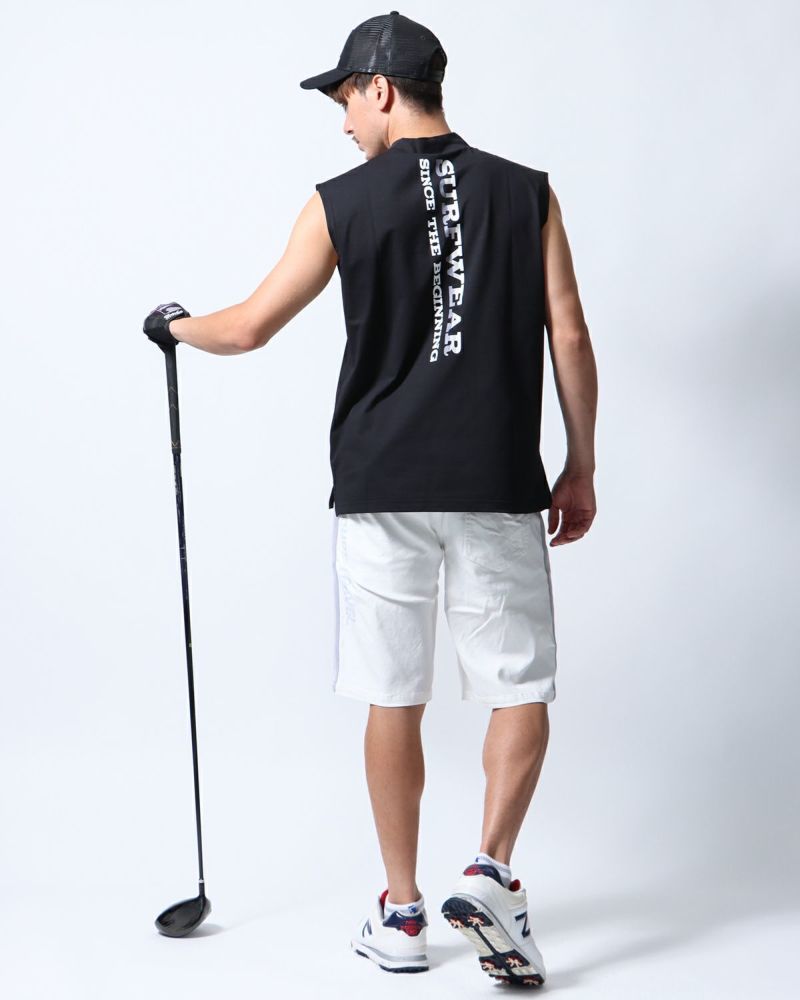 GOTCHA GOLF] ハイブリッド 多機能 グラデ ロゴ モックネック
