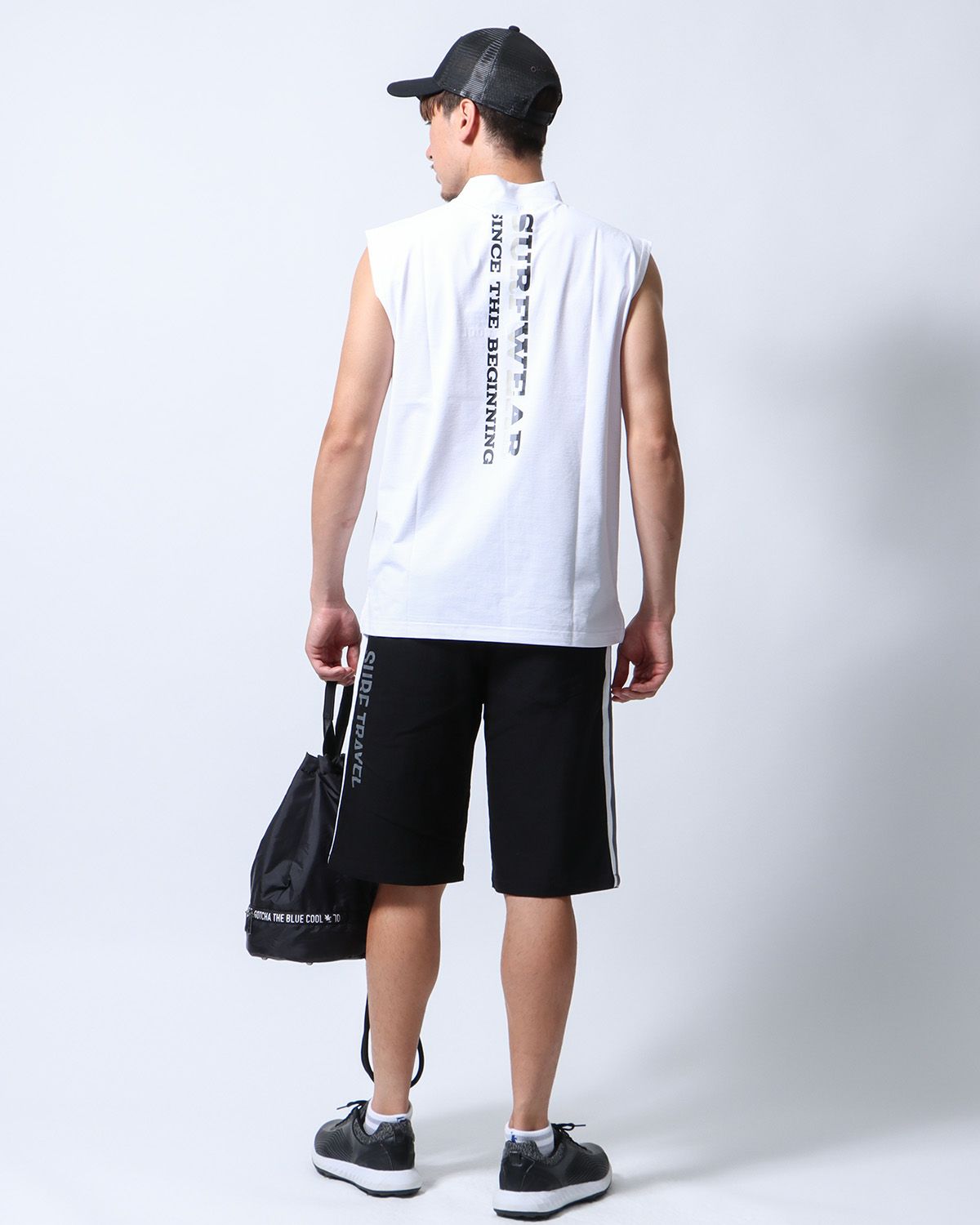 ホワイト：180cm/70kg(Lサイズ着用)