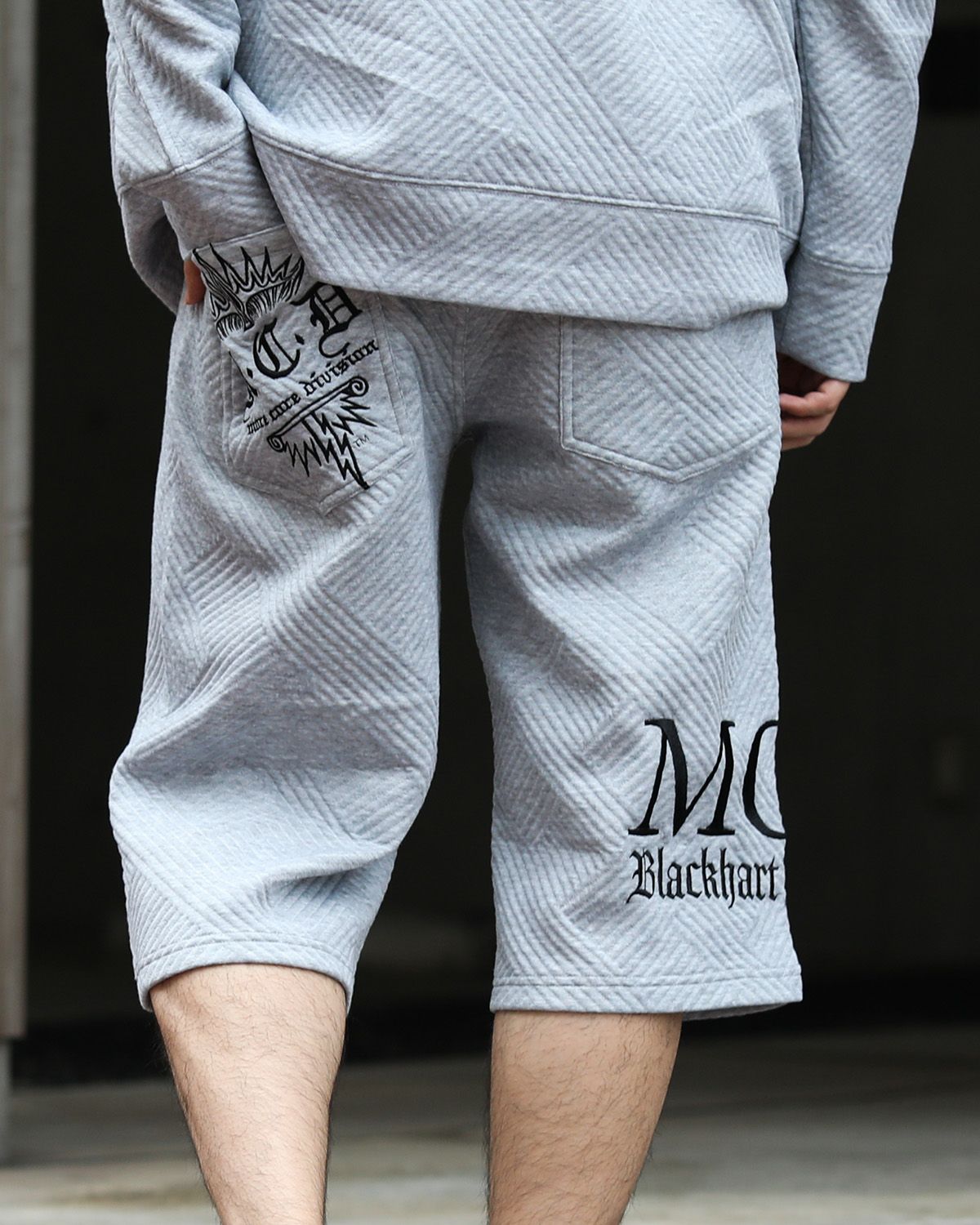 杢グレー:173cm/63kg(Lサイズ着用)