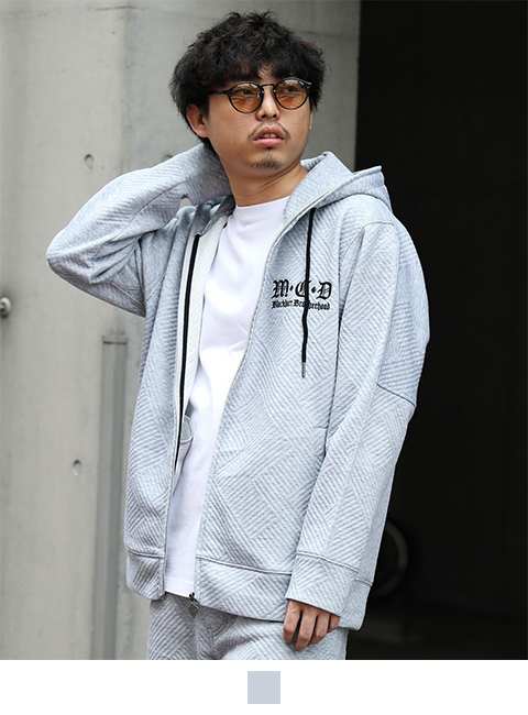 杢グレー:173cm/63kg(Lサイズ着用)