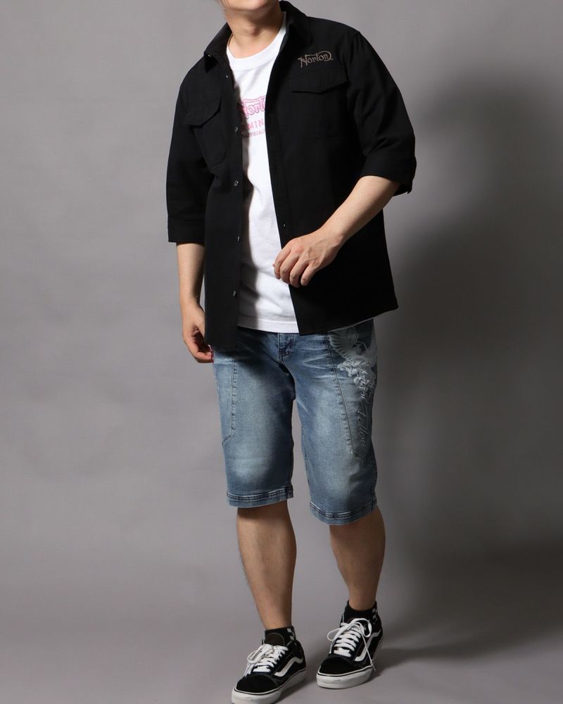 ブラック：178cm/75kg(Lサイズ着用)