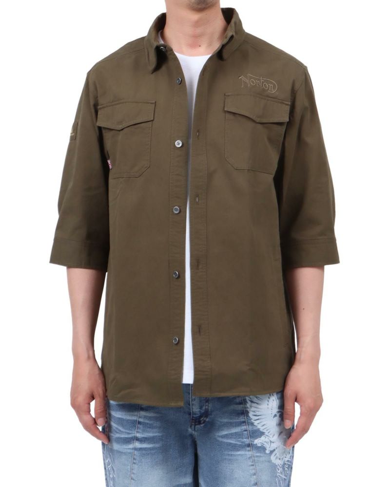 カーキ：174cm62kg(Lサイズ着用)