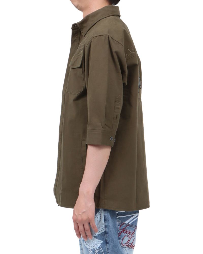 カーキ：174cm62kg(Lサイズ着用)