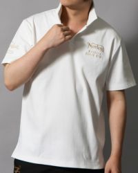 ホワイト：178cm/75kg(Lサイズ着用)