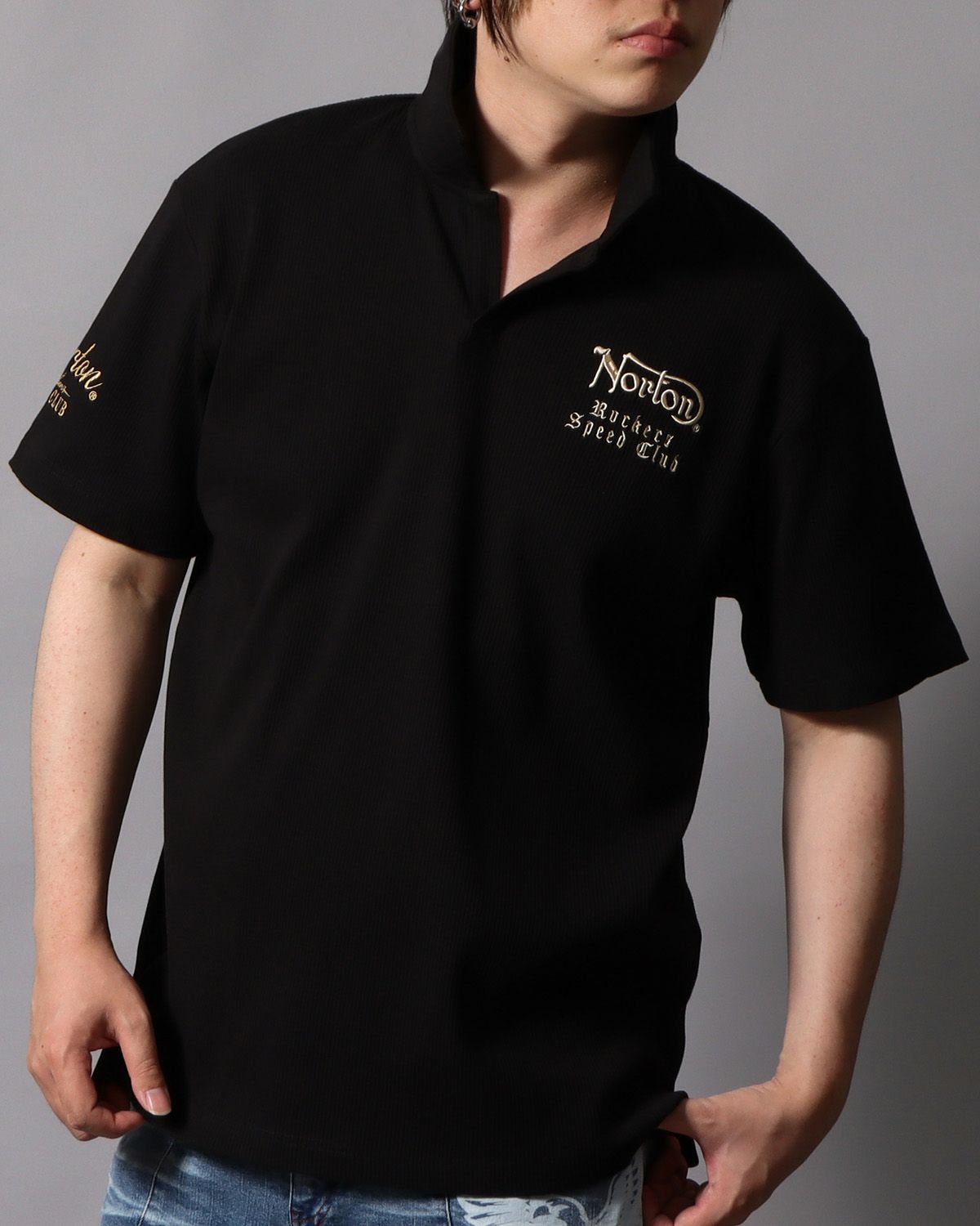 ブラック：178cm/75kg(Lサイズ着用)