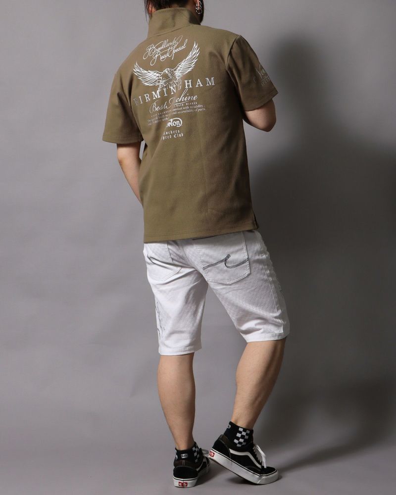 カーキ：178cm/75kg(Lサイズ着用)