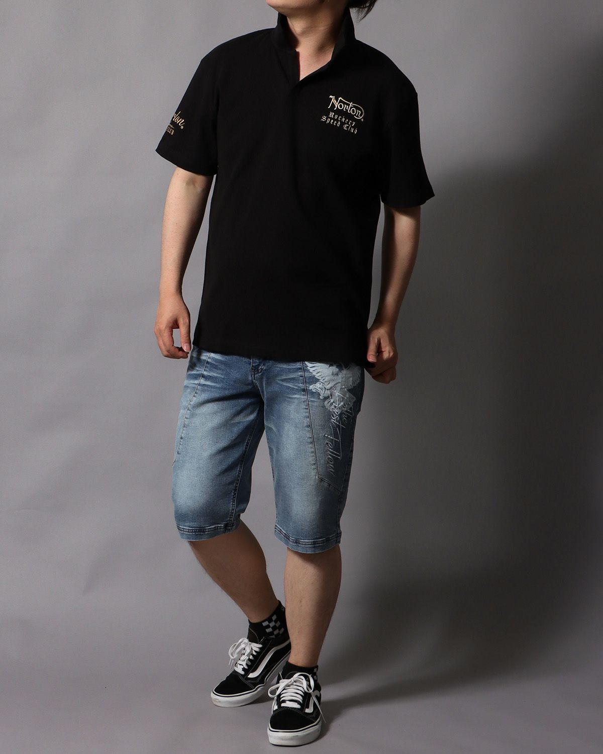 ブラック：178cm/75kg(Lサイズ着用)