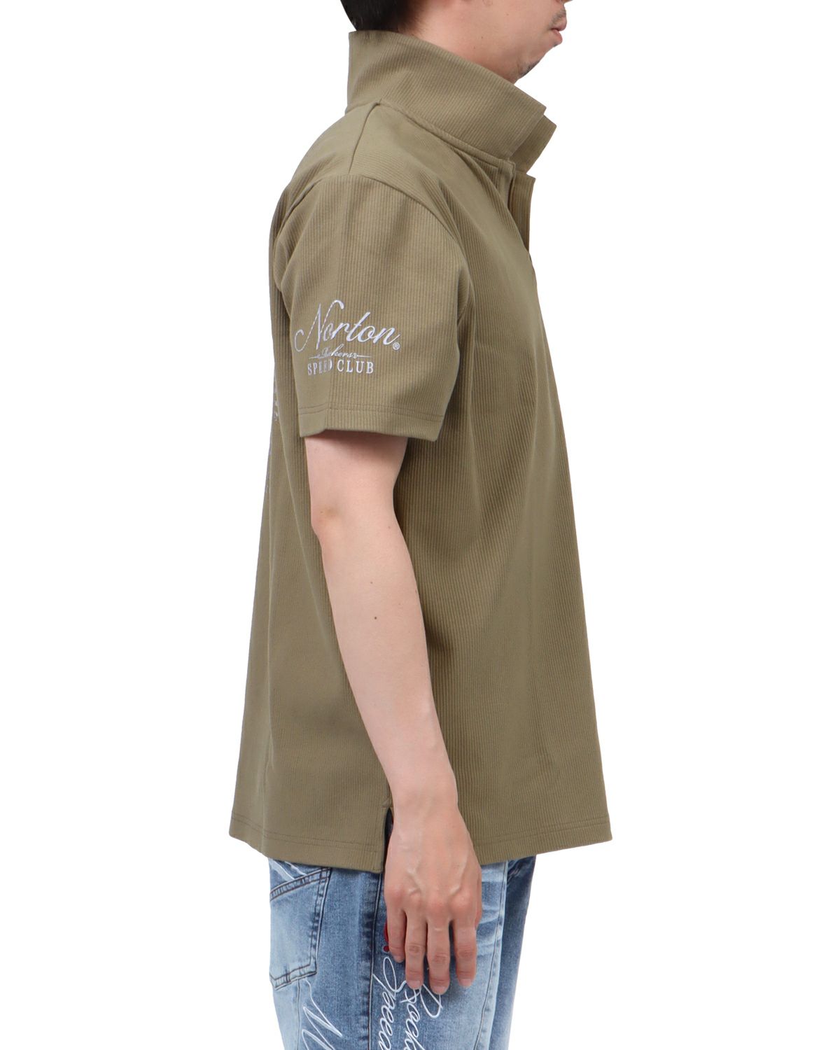 カーキ：174cm62kg(Lサイズ着用)